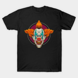 scary clown shirt design T-Shirt